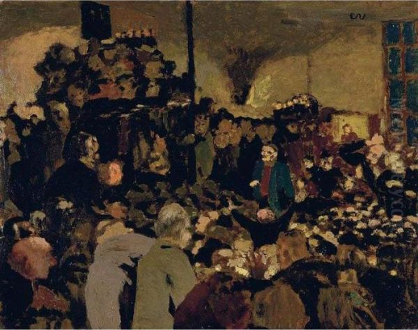 Reunion Electorale Oil Painting by Jean-Edouard Vuillard