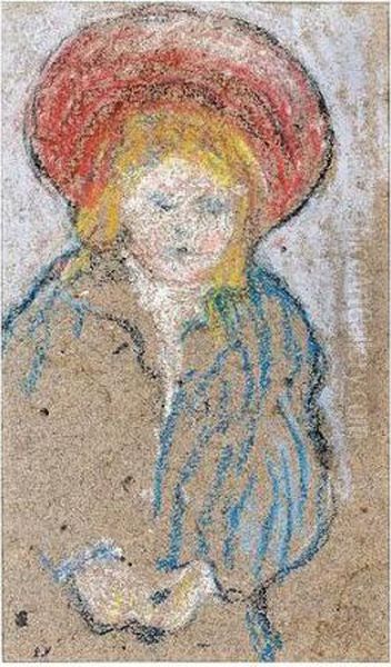 Le Bonnet Rouge Oil Painting by Jean-Edouard Vuillard