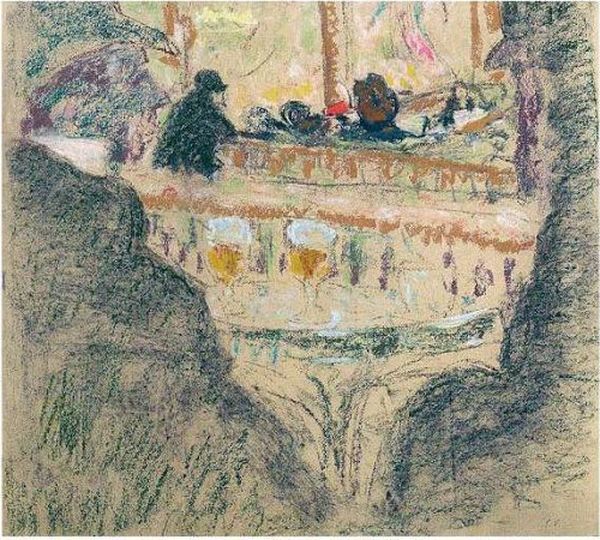 Scene De Cafe Oil Painting by Jean-Edouard Vuillard