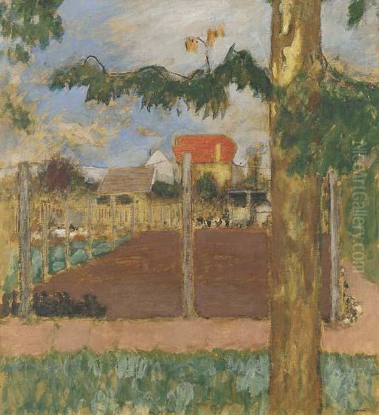 L'enclos Aux Canards Oil Painting by Jean-Edouard Vuillard