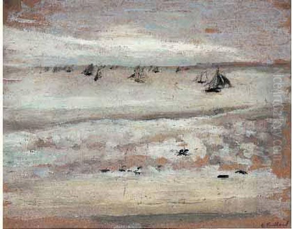 Marine En Normandie Oil Painting by Jean-Edouard Vuillard