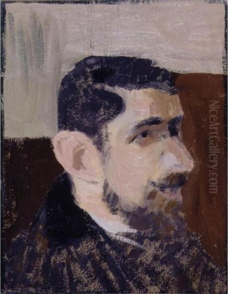 Portrait De Frederic Henry Oil Painting by Jean-Edouard Vuillard