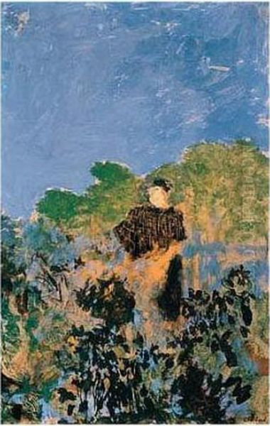 Femme Dans Un Jardin Oil Painting by Jean-Edouard Vuillard