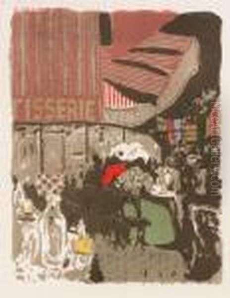 La Patisserie, From Paysages Et Interieurs Oil Painting by Jean-Edouard Vuillard