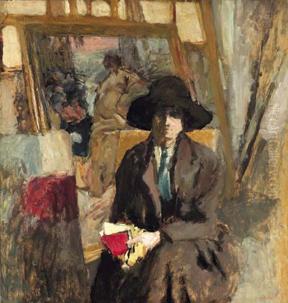 Elve Dans Le Louvre Oil Painting by Jean-Edouard Vuillard