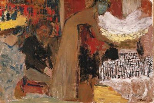 Au Spectacle Oil Painting by Jean-Edouard Vuillard