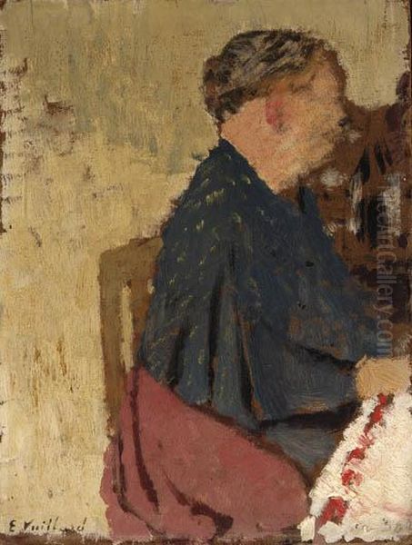 Ma Mre (my Mother) Oil Painting by Jean-Edouard Vuillard