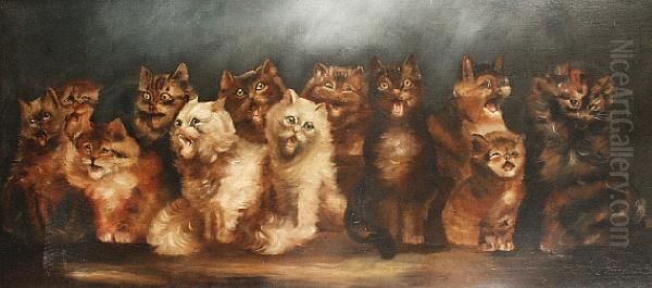 The Cats' Choir Oil Painting by Louis William Wain