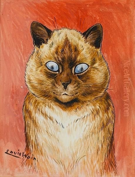 The Bully Oil Painting by Louis William Wain