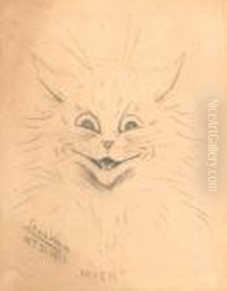 Mick! Oil Painting by Louis William Wain