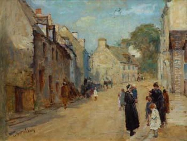 Le Faouet Oil Painting by Ernst Walbourn