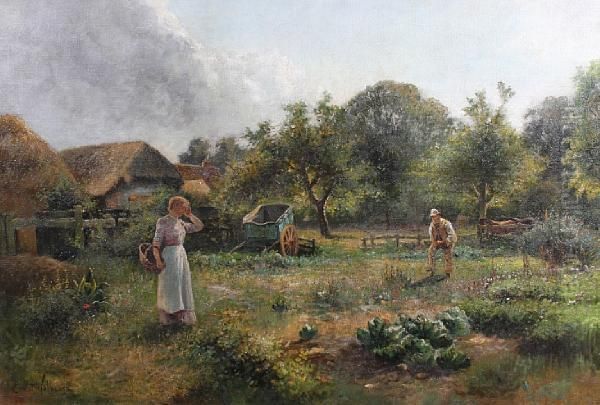 Summer Oil Painting by Ernst Walbourn