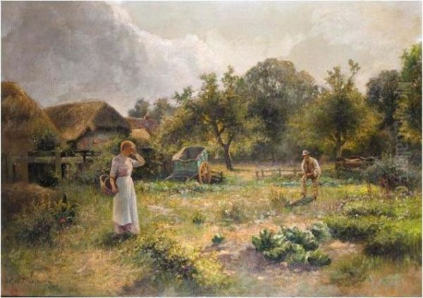 Summer Oil Painting by Ernst Walbourn