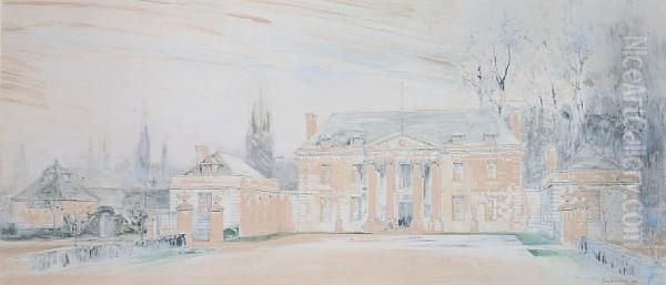 Radbroke Hall, Peover Superior, Cheshire Oil Painting by William Walcot