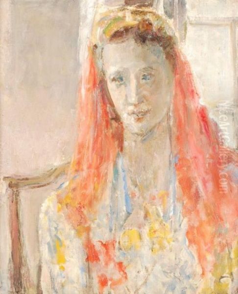 Portrait Study Of A Lady by Ethel, Dame Walker