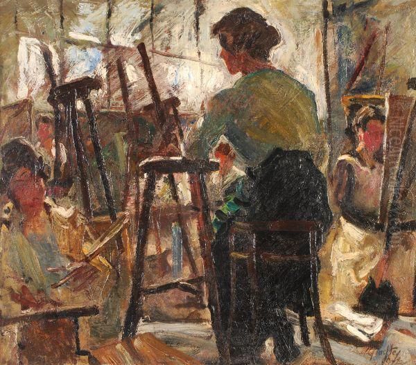 The Artists Studio by Ethel, Dame Walker