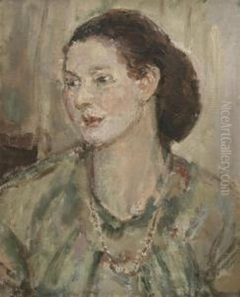 Portrait Of A Lady Oil Painting by Ethel, Dame Walker