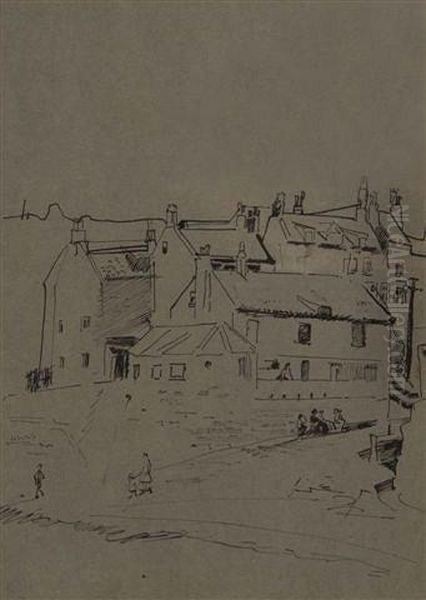 Sketch Of Whitby by Ethel, Dame Walker