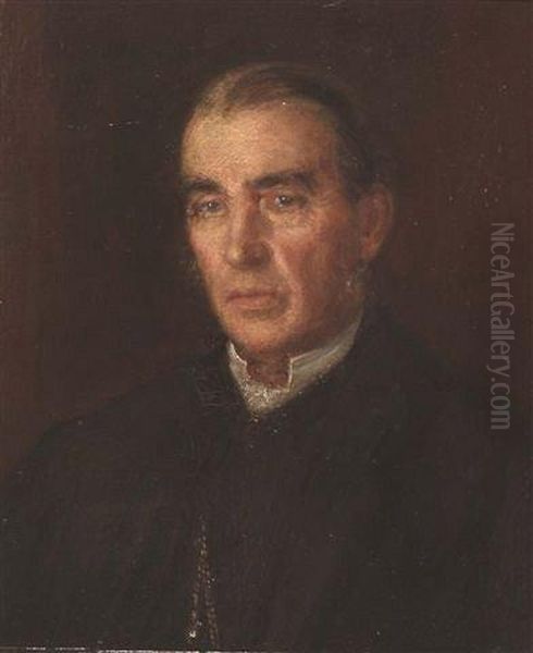 Portrait Of The Honourable Reverend George Wingfield Bourke by Ethel, Dame Walker