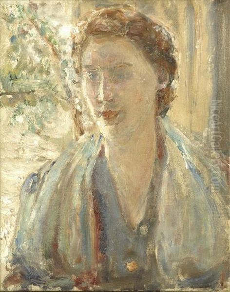 Portrait Of A Woman by Ethel, Dame Walker