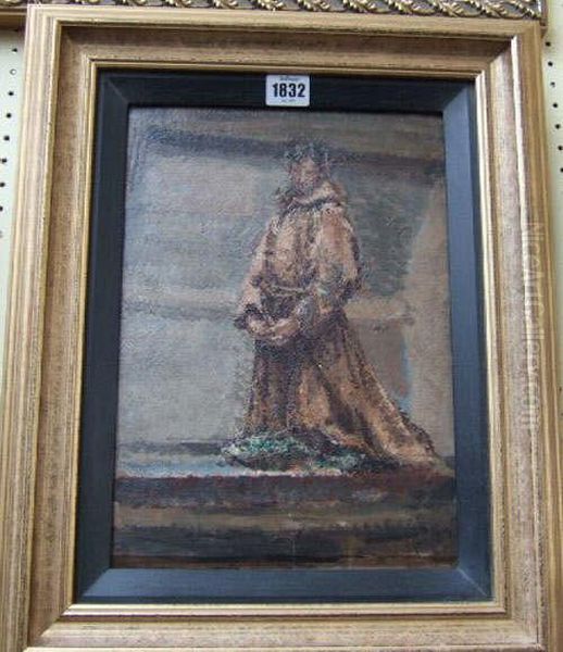 The Monk Oil Painting by Ethel, Dame Walker