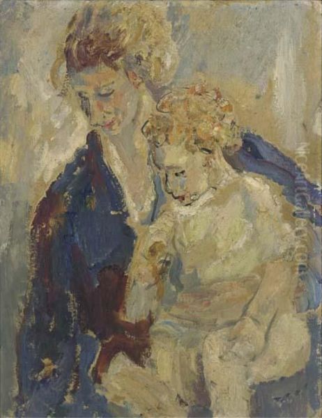 Mother And Child by Ethel, Dame Walker