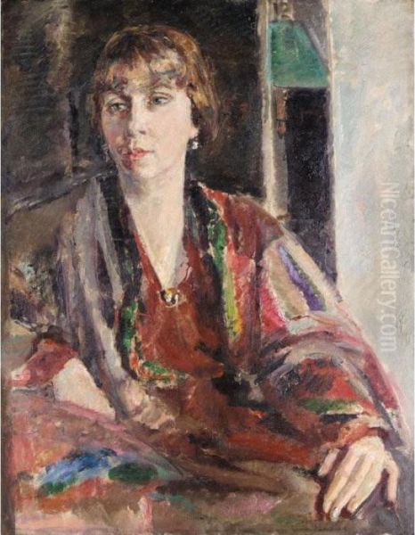 Portrait Of A Lady Oil Painting by Ethel, Dame Walker