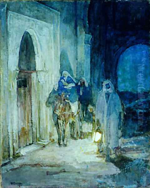 Flight Into Egypt 1923 Oil Painting by Henry Ossawa Tanner