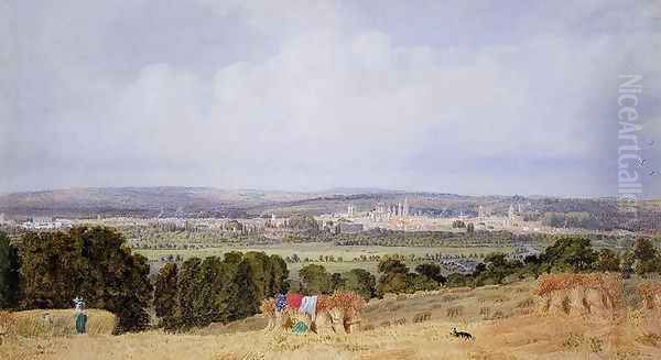 Oxford from Hinksey Hill Oil Painting by William Turner