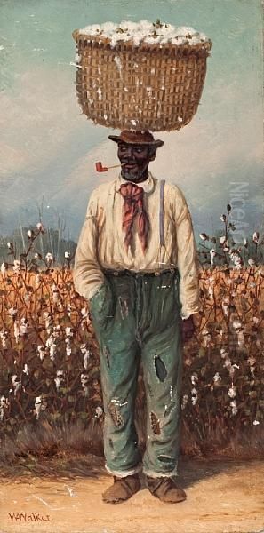 The Cotton Farmer Oil Painting by William Aiken Walker