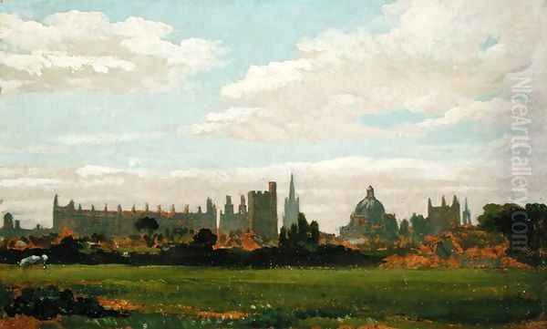 A View of Oxford Oil Painting by William Turner