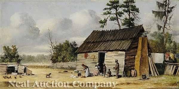 The Cabin Oil Painting by William Aiken Walker