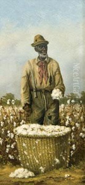 Cotton Picker Oil Painting by William Aiken Walker