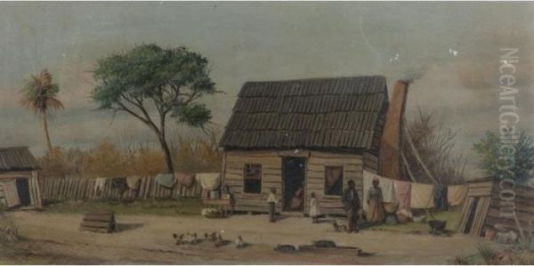 Morning Activities Oil Painting by William Aiken Walker