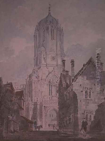 Christ Church, Oxford, 1795 Oil Painting by William Turner