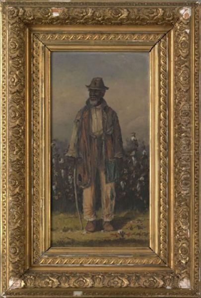 Portrait Of A Cotton Picker Oil Painting by William Aiken Walker