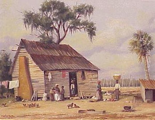 Life In The South Oil Painting by William Aiken Walker