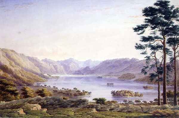 Loch Garry, Invernesshire Oil Painting by William Turner