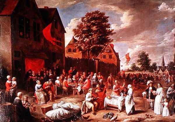 Kermesse Oil Painting by Gillis van Tilborgh