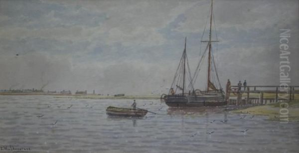 At Rye Oil Painting by George Stanfield Walters