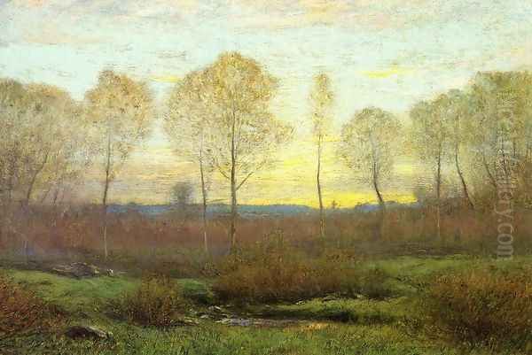 Dawn - Early Spring Oil Painting by Dwight William Tryon