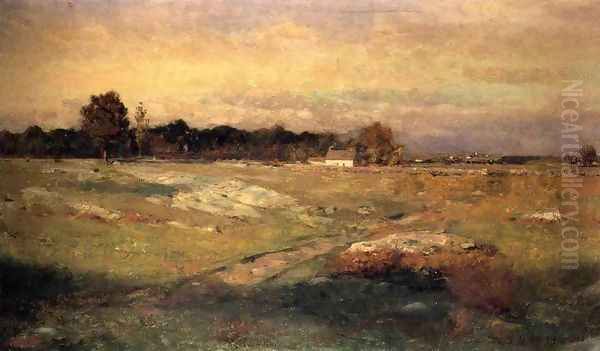 Dartmouth Moorlands Oil Painting by Dwight William Tryon