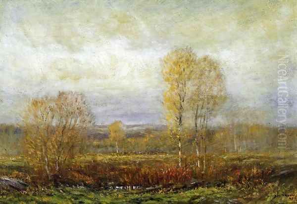 Autumn Day Oil Painting by Dwight William Tryon