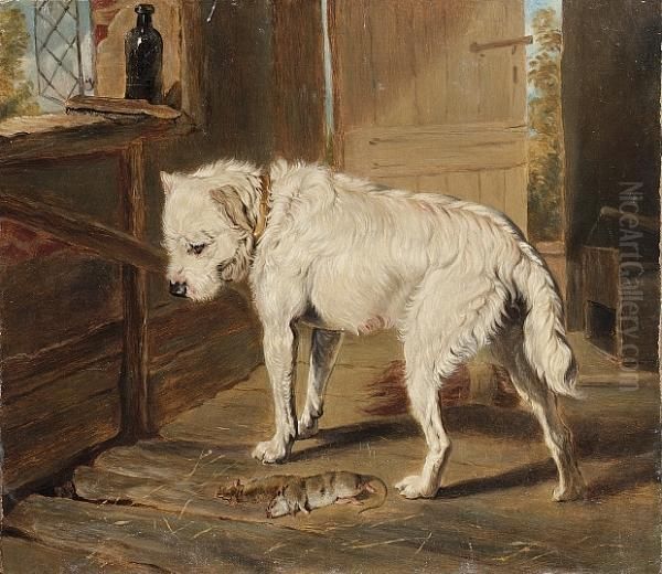 The Ratter Oil Painting by James Ward