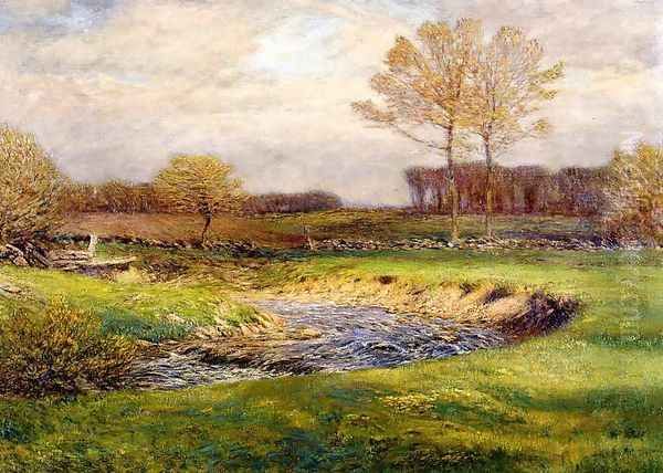 The Brook in May Oil Painting by Dwight William Tryon