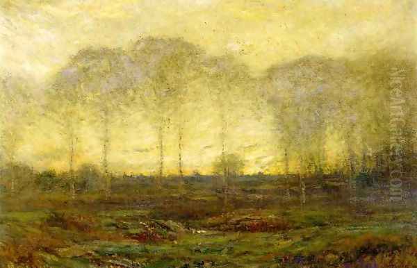 Dawn - May Oil Painting by Dwight William Tryon