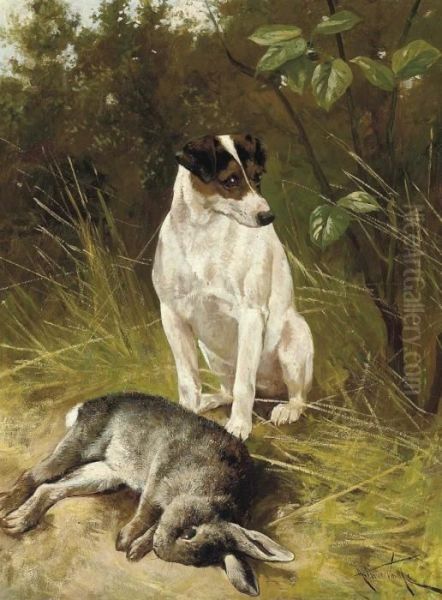 A Successful Catch Oil Painting by Arthur Wardle