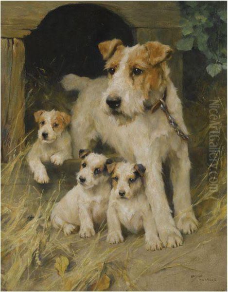 A Family Affair Oil Painting by Arthur Wardle