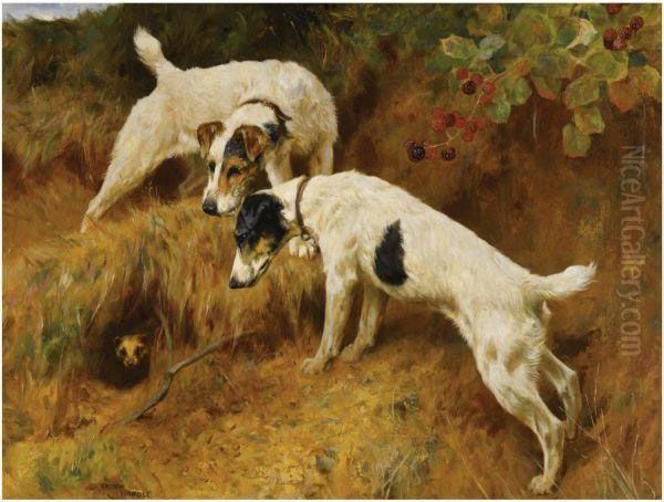 No-one Home Oil Painting by Arthur Wardle