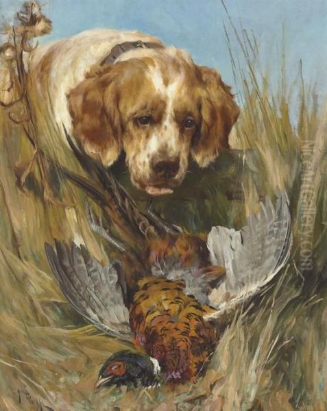 Retrieved Oil Painting by Arthur Wardle